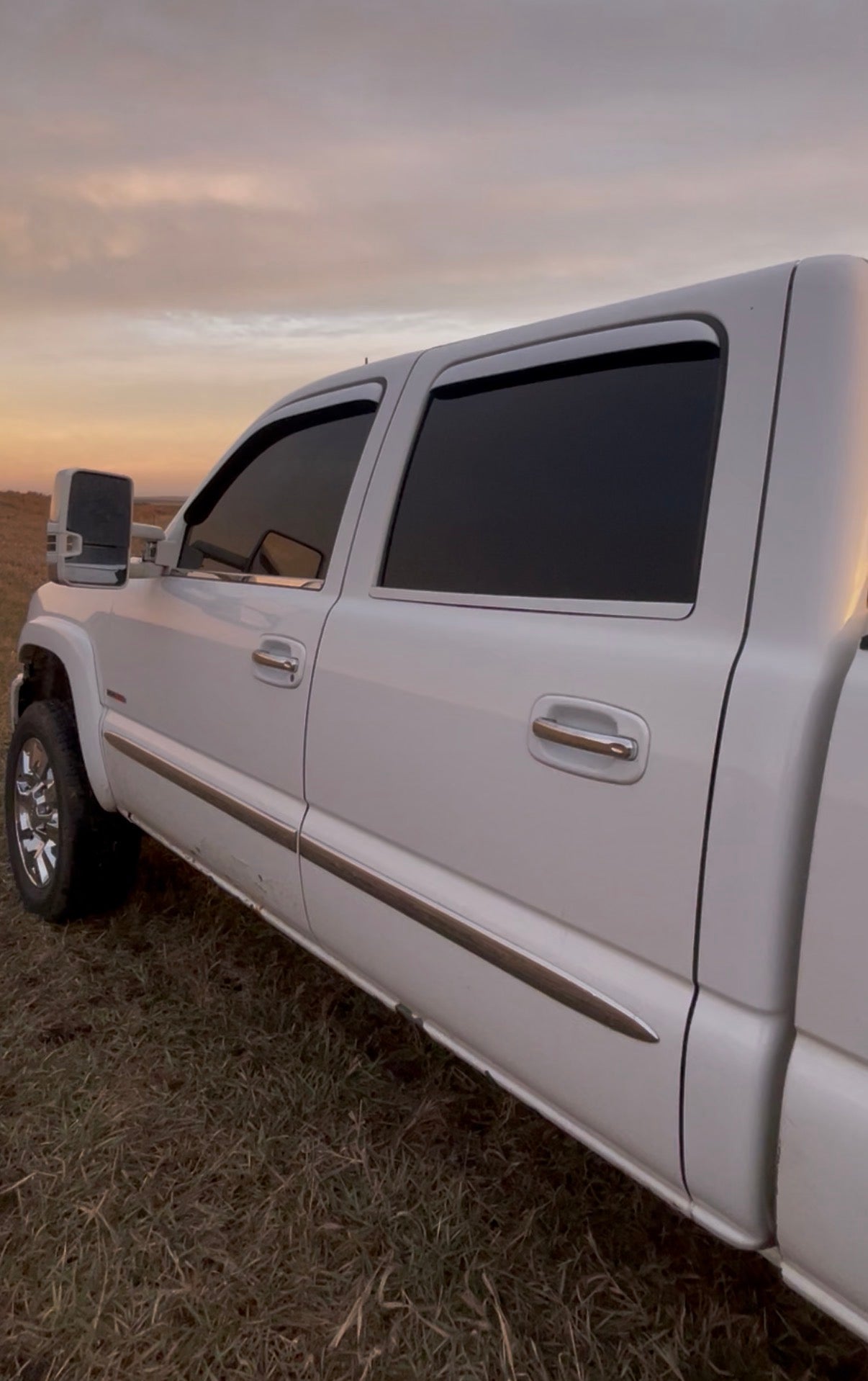 Chrome door handle overlay