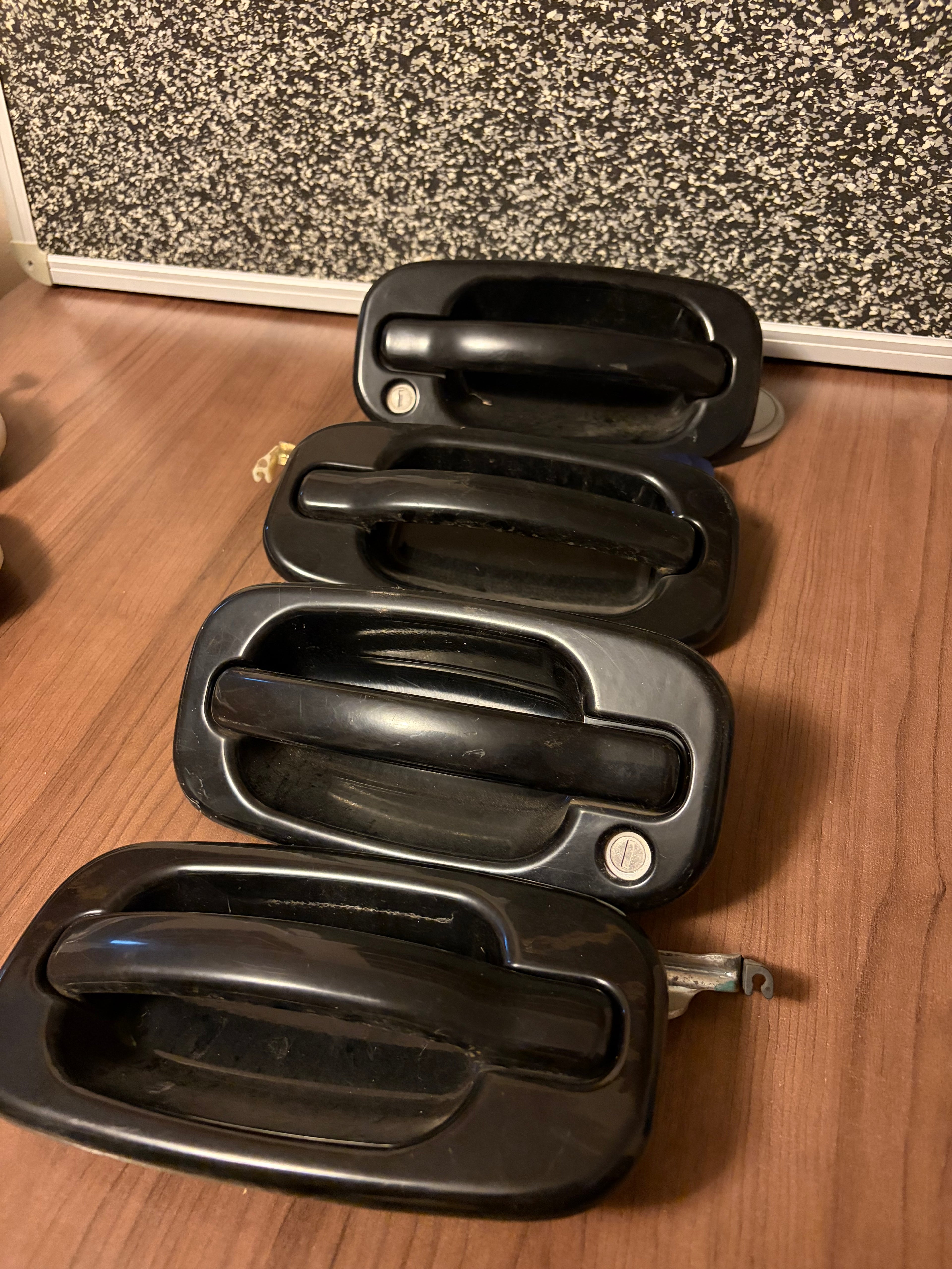 All Black Outside Door Handles