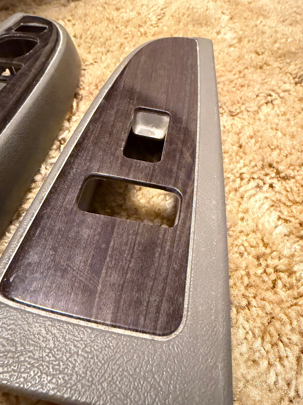 Dark Woodgrain Window Switch Cover
