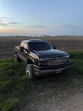 Chrome grill inserts (Chevy HD STYLE)