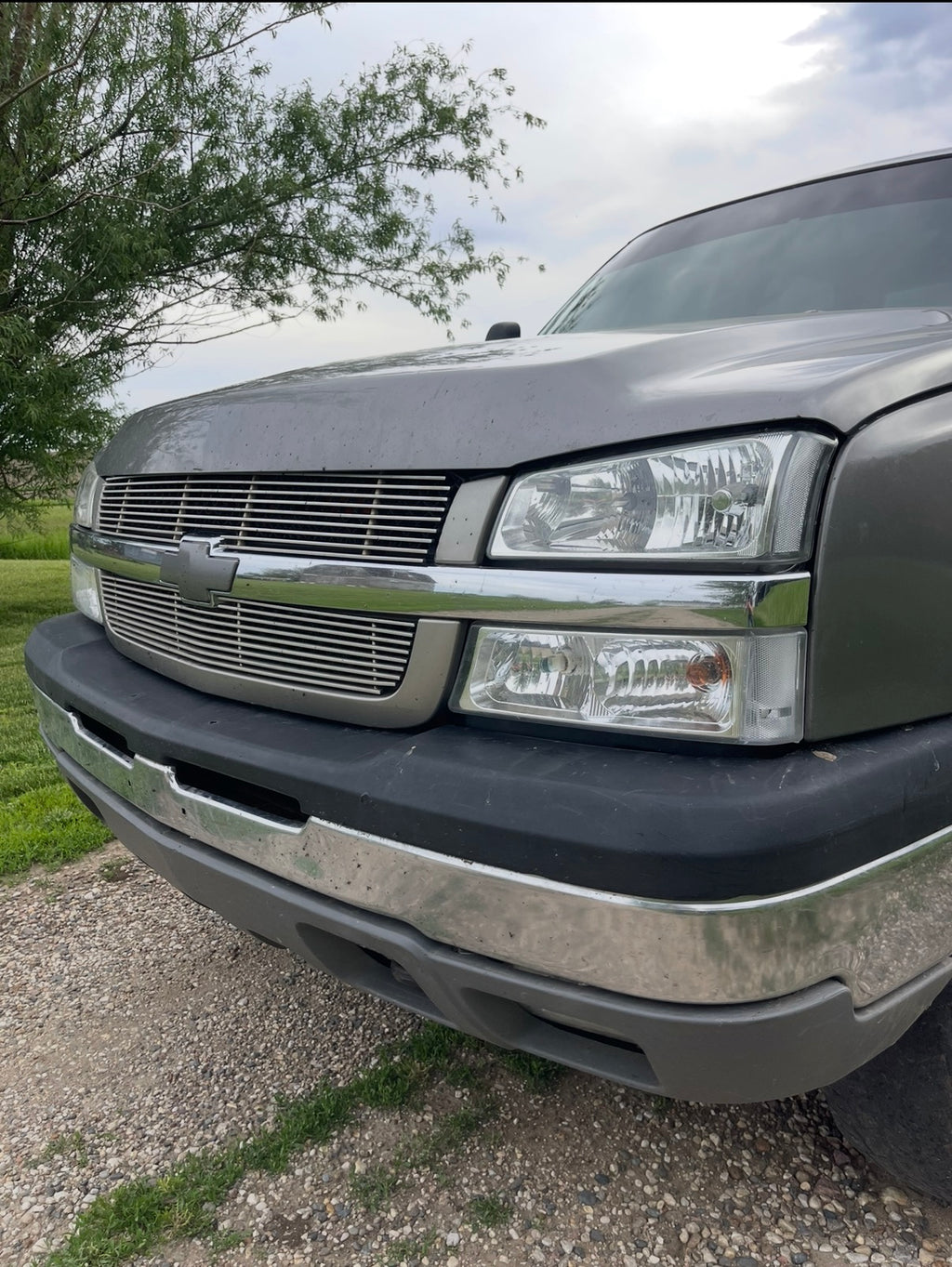 Chrome grill insert (Chevy NON HD)